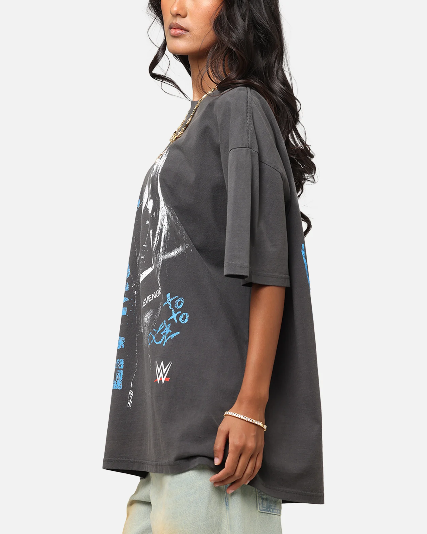 Culture Kings X WWE Liv Morgan Heavyweight T-Shirt Black Wash