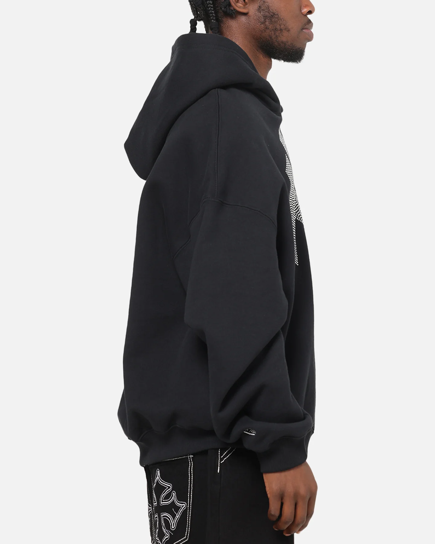 Mitchell & Ness New York Yankees Rhinestone Hoodie Faded Black