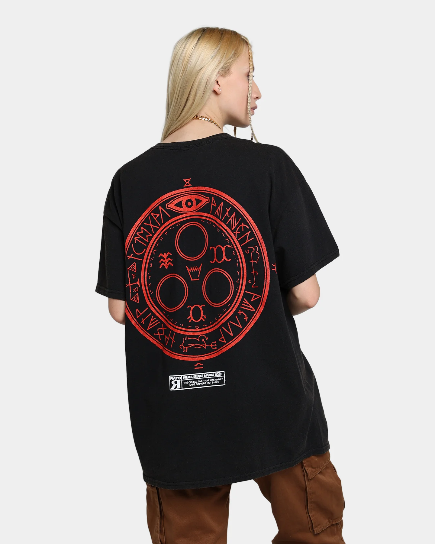 Rats Get Fat X Silent Hill The Halo Of The Sun Vintage T-Shirt Black Wash