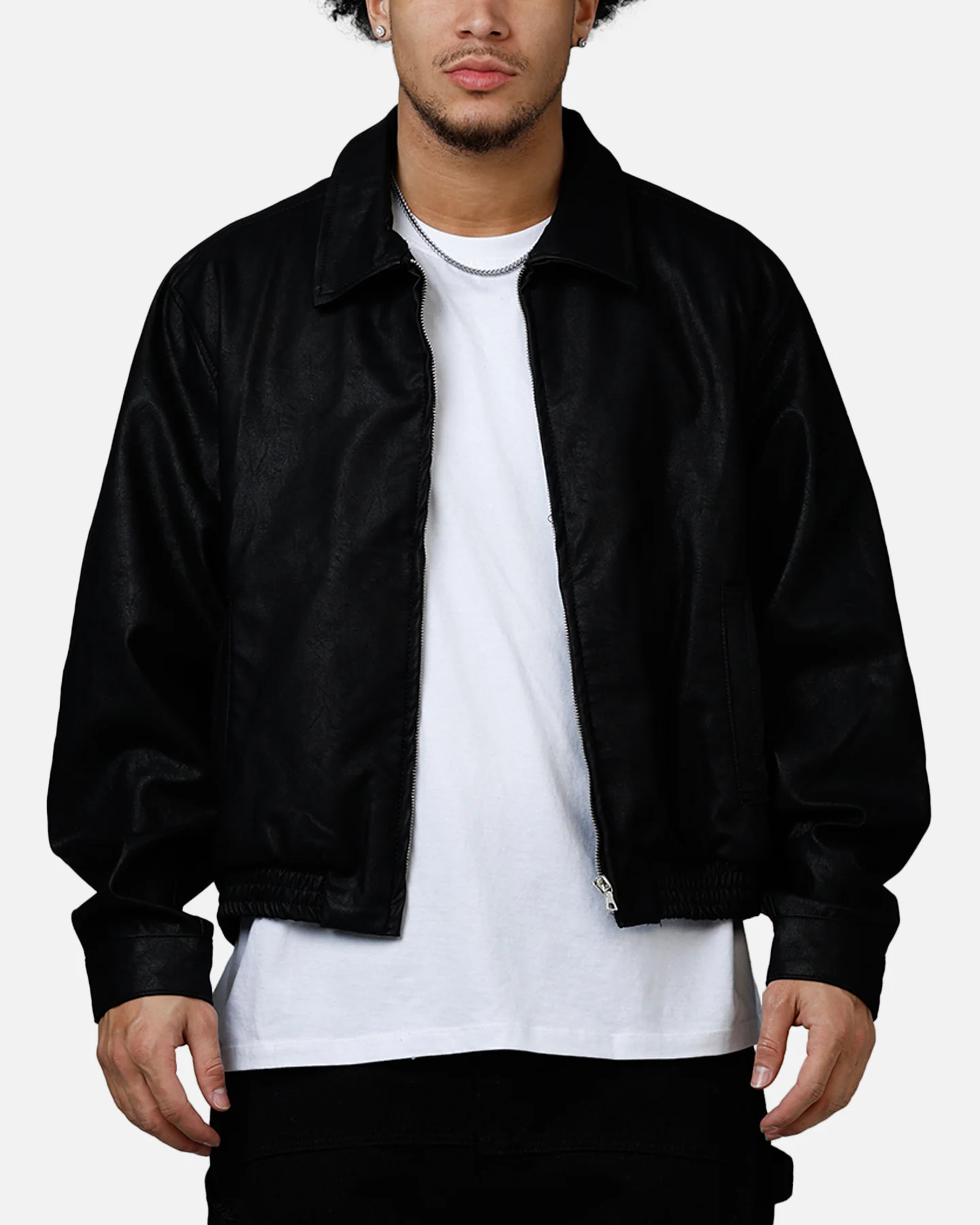 MNML Grandpa's Bomber Jacket Black