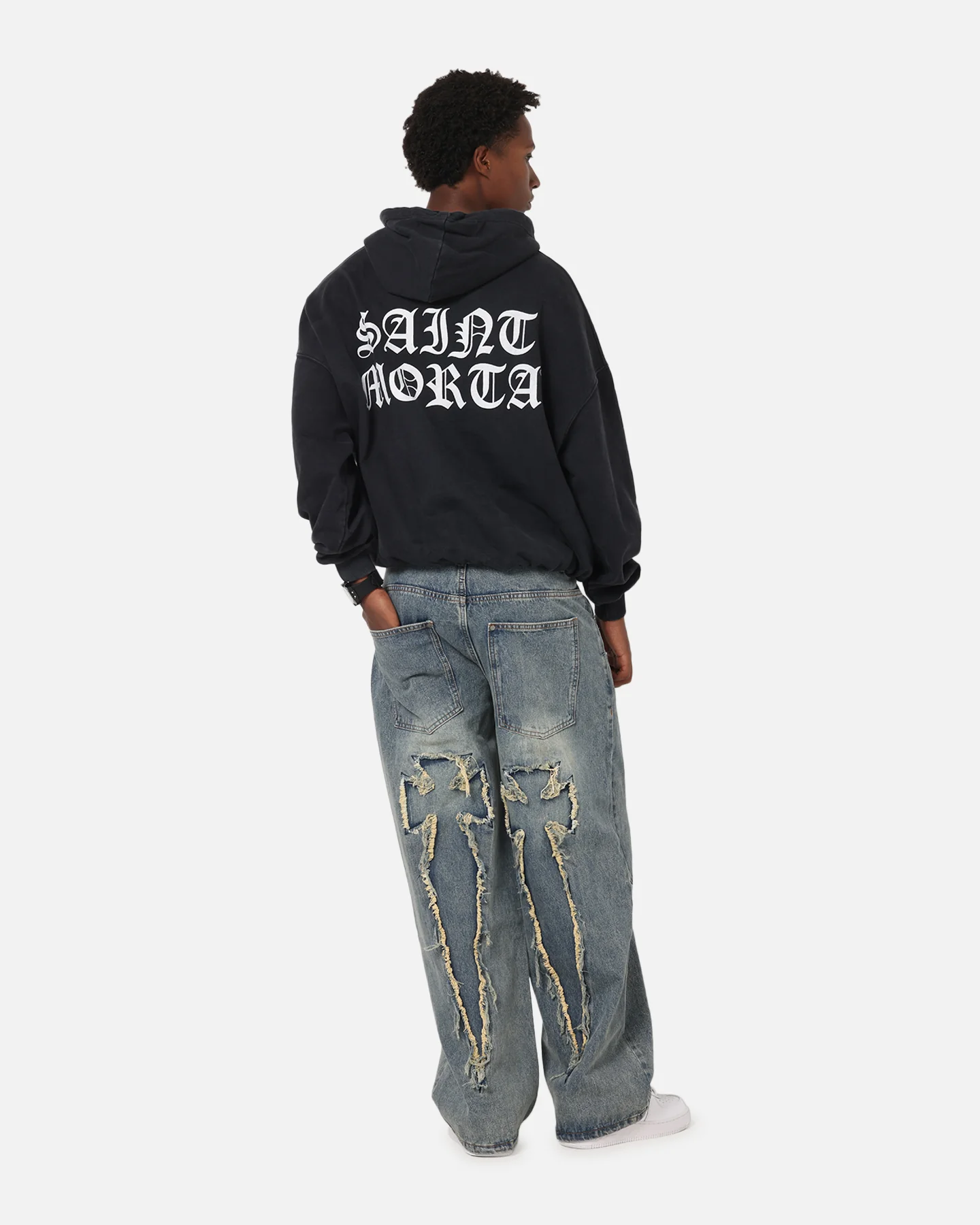 Saint Morta Amplus Crossfire Jeans Dirty Denim