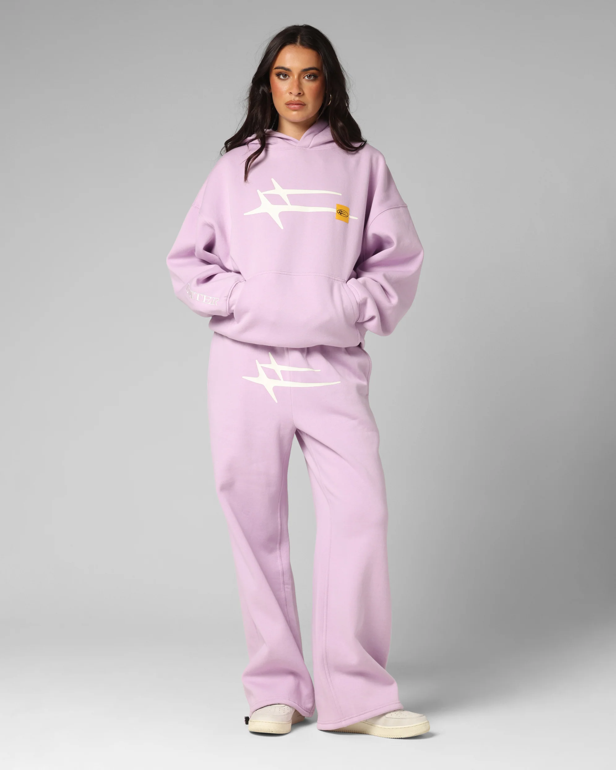 Loiter Hybrid Premium Hoodie Lilac