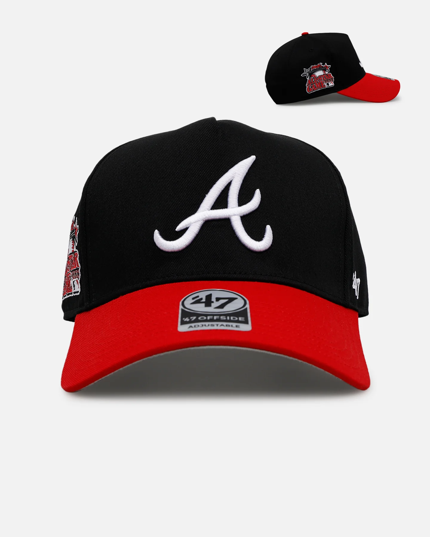 47 Brand Atlanta Braves 'Black And Red Variety Pack' 47 Offside Snapback Black/Red