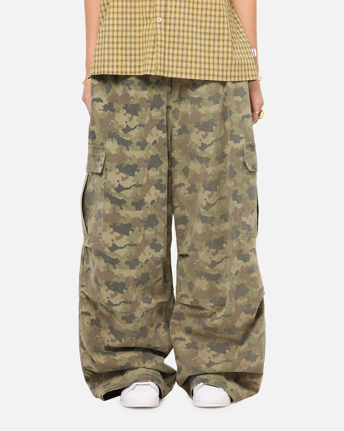 Carre Baggy Cargo Pants Camo
