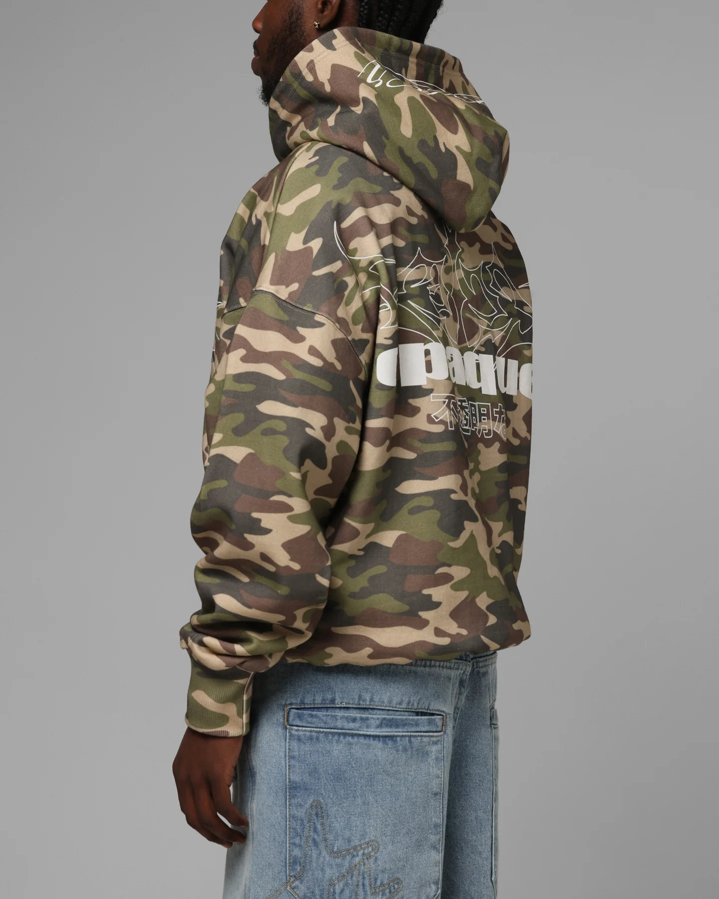 Loiter Opaque Premium Hoodie Camo