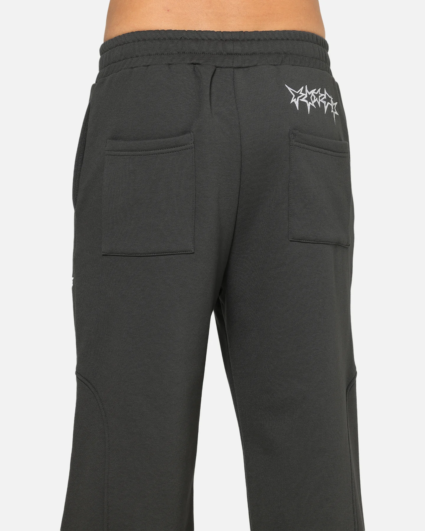 Carre Off Grid Panelled Trackpants Dark Grey