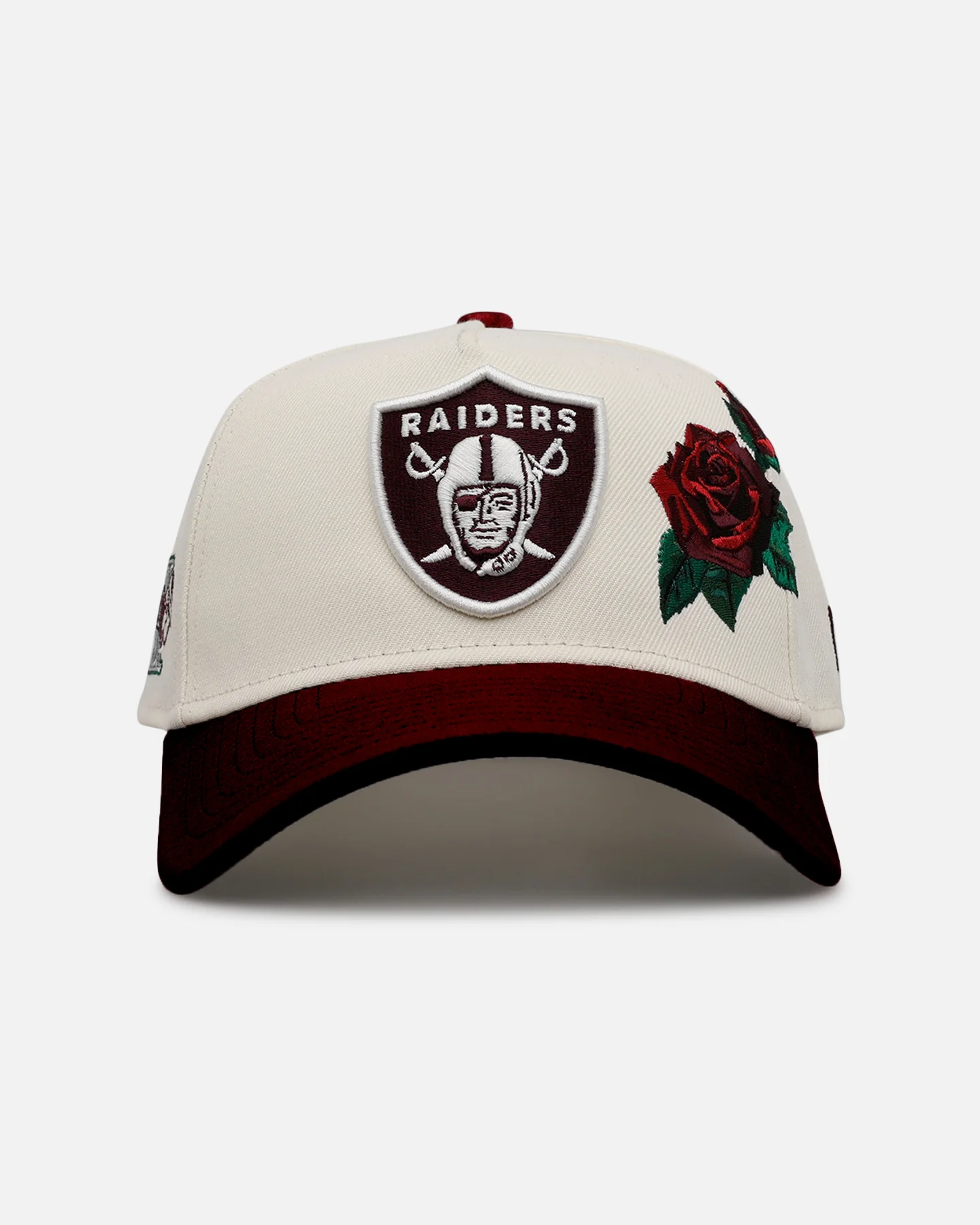 New Era Las Vegas Raiders 'Velvet Roses' 9FORTY A-Frame Snapback Chrome