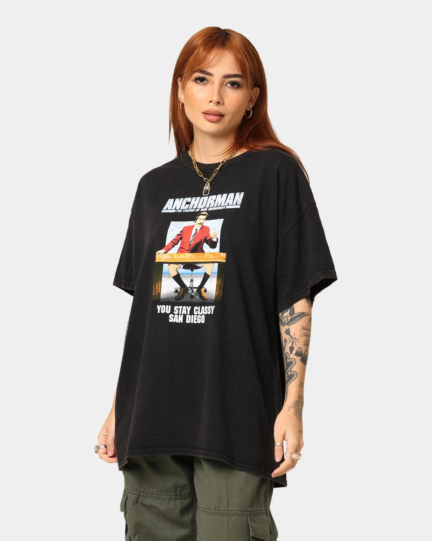 American Thrift American Thrift X Anchorman Anchorman T-Shirt Black Wash