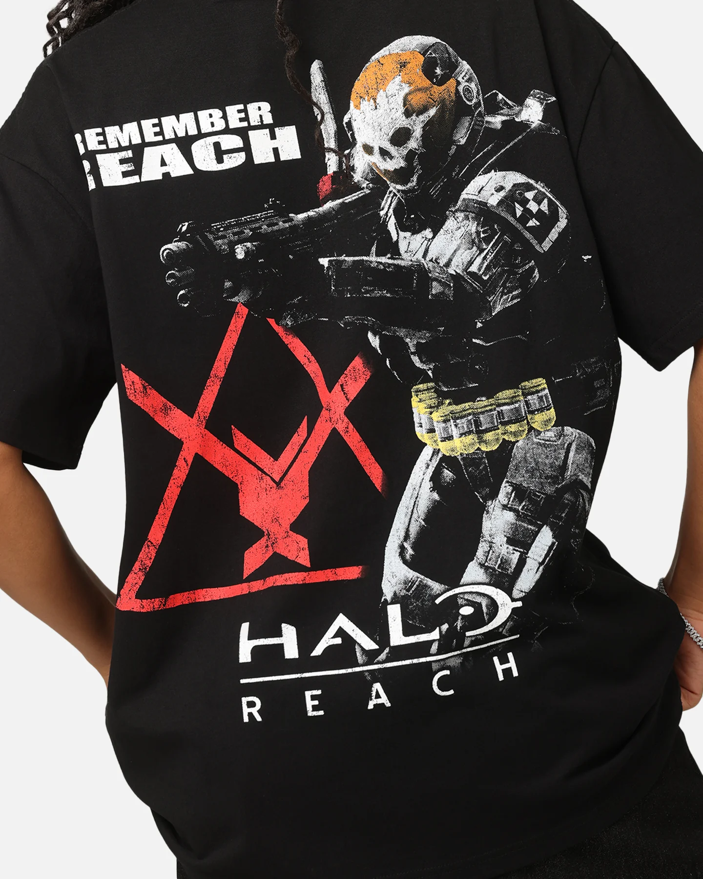 Goat Crew X Halo Halo Reach Emile Big Head Heavyweight T-Shirt Black