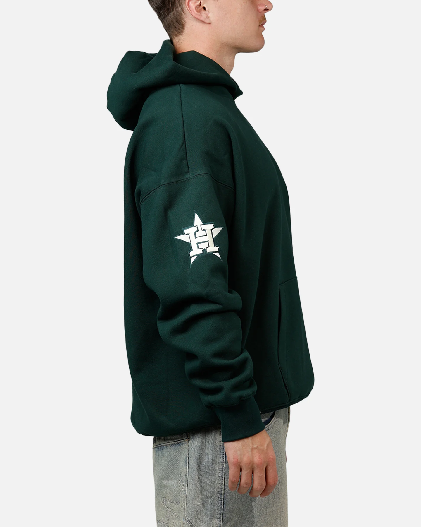 Pro Standard Houston Astros Tapestry 2.0 Hoodie Dark Green