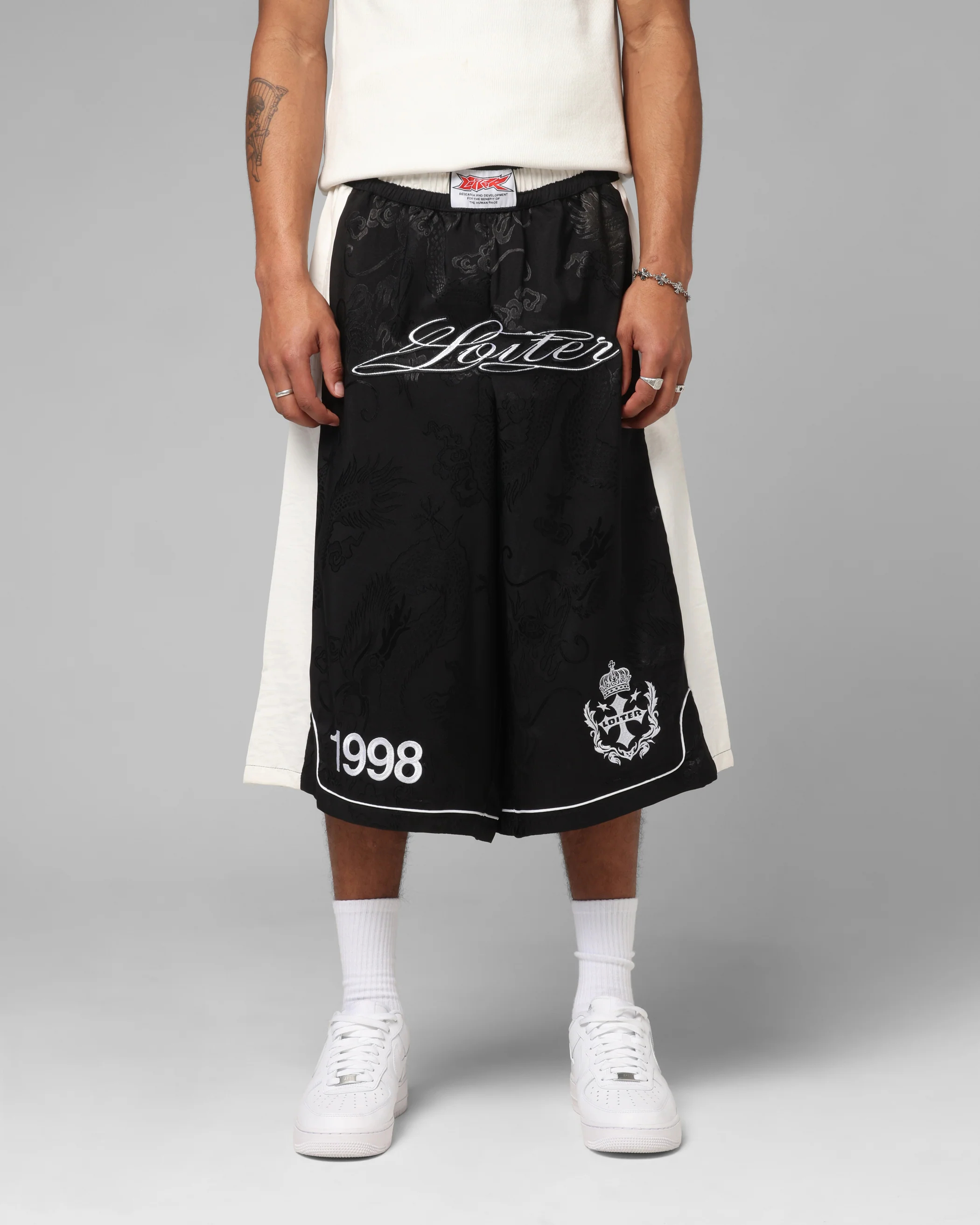 Loiter Fight Club 3 Quarter Shorts Black
