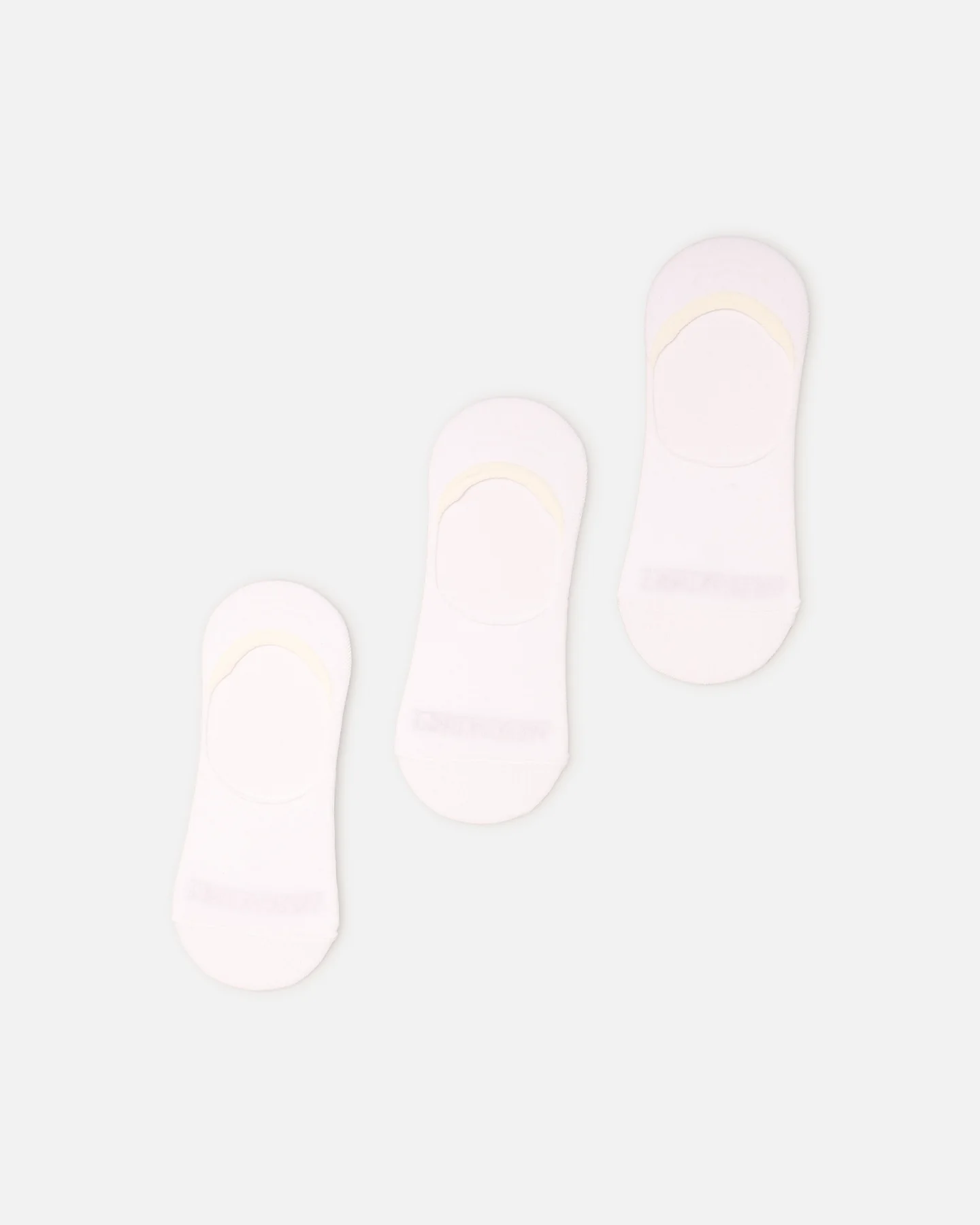 American Thrift Classic No Show Socks 3 Pack White