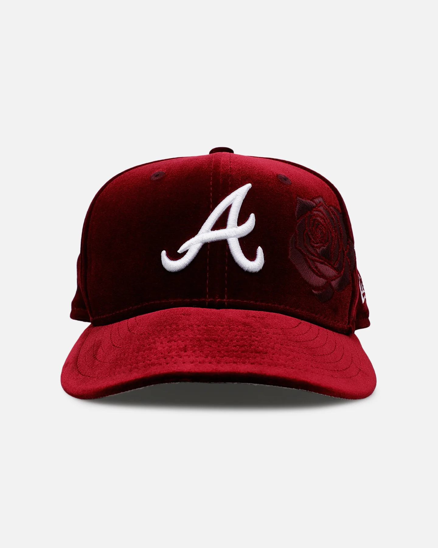 New Era Atlanta Braves 'Velvet Roses' 59FIFTY Fitted Maroon