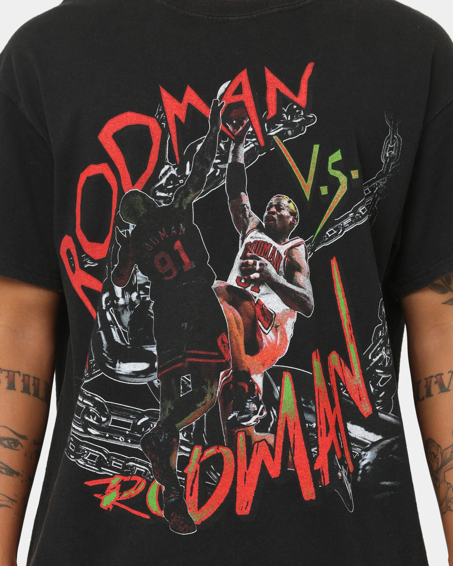 Rodman Brand Rodman V Rodman Vintage T-Shirt Black Wash