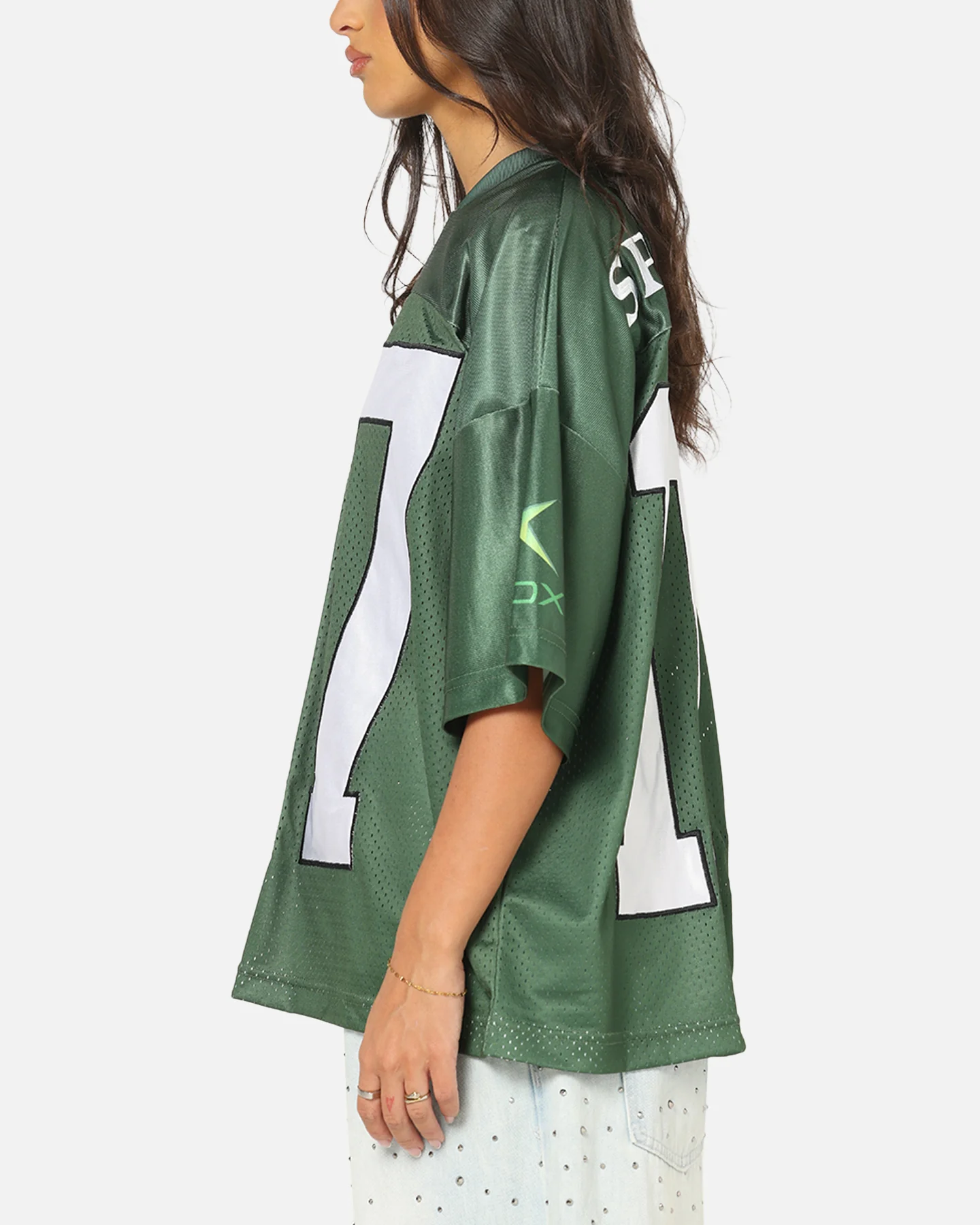 73Studio X Halo 2 Spartan 117 Football Jersey Forest Green