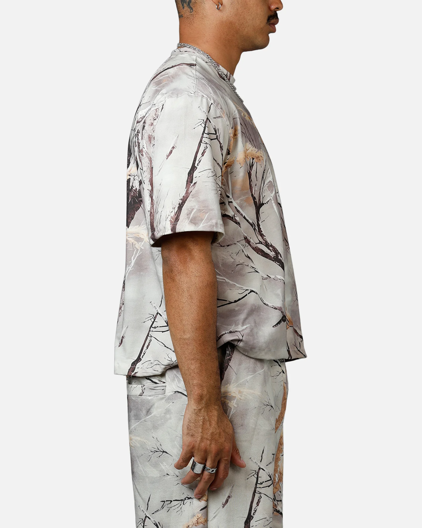 MNML Washed Dart T-Shirt Snow Camo