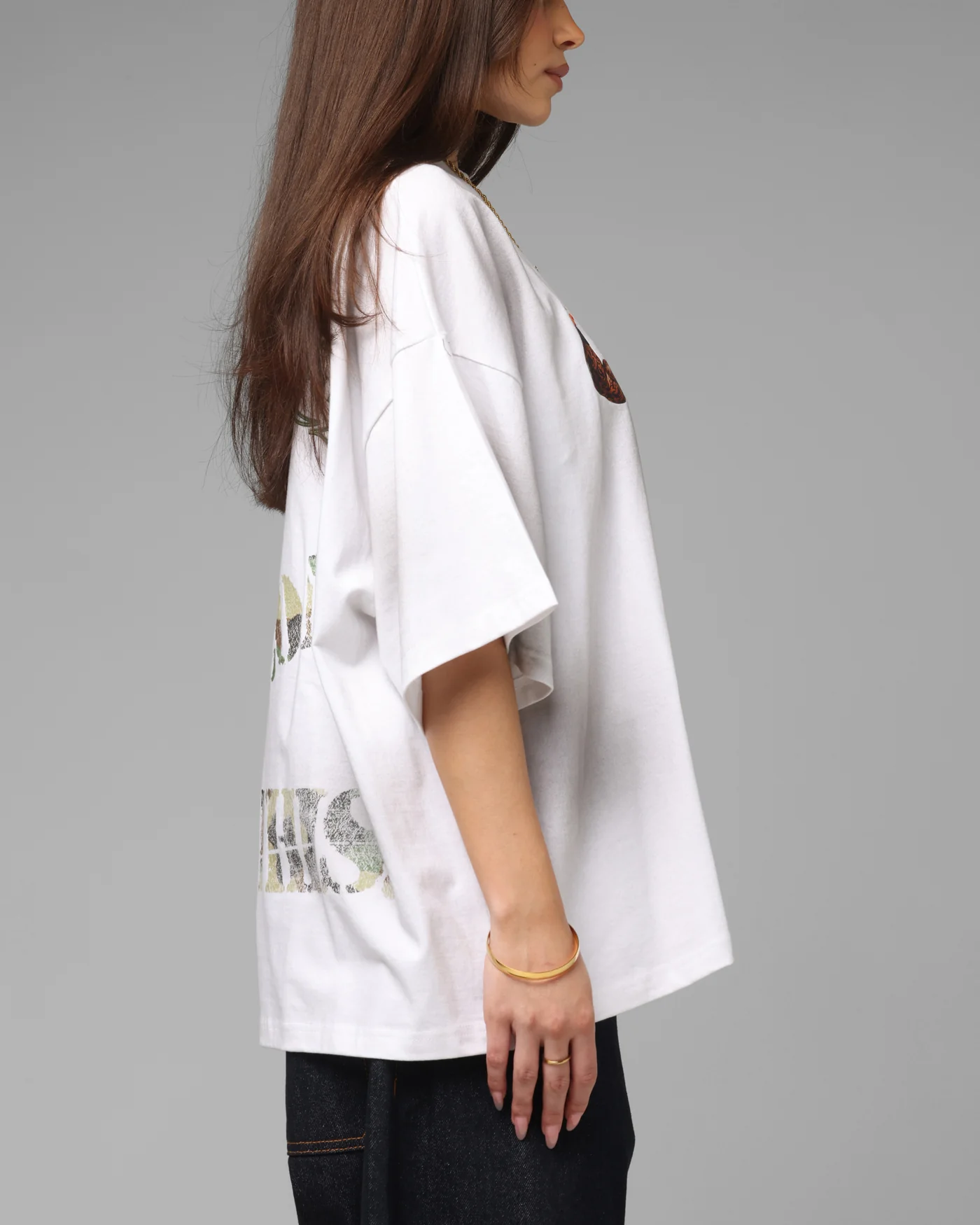 Loiter Premium Action Figure T-Shirt White