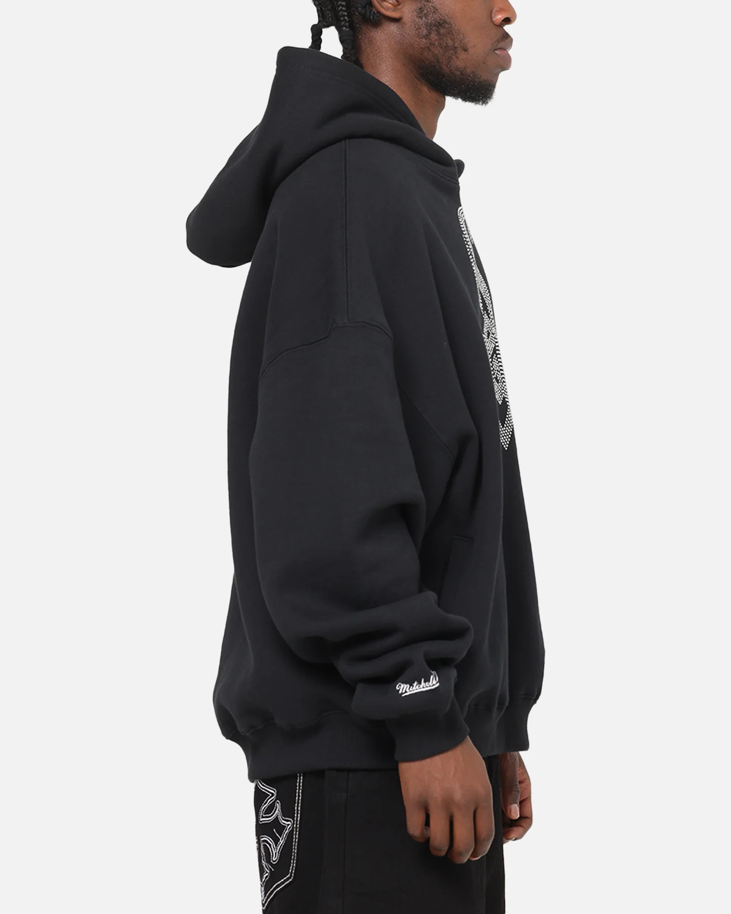 Mitchell & Ness Chicago White Sox Rhinestone Hoodie Faded Black