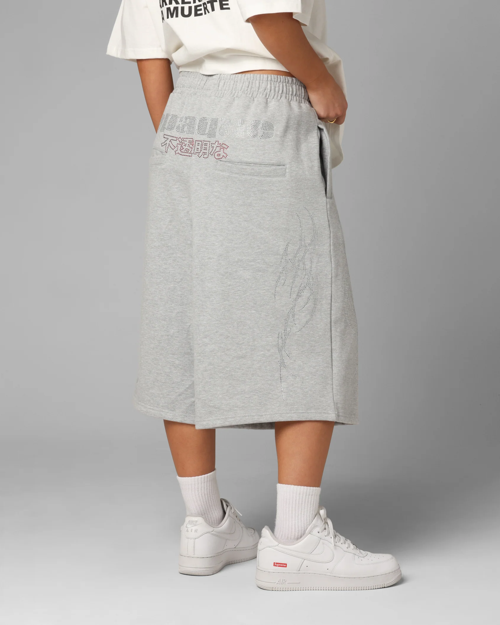 Loiter Opaque Sweat Shorts Grey