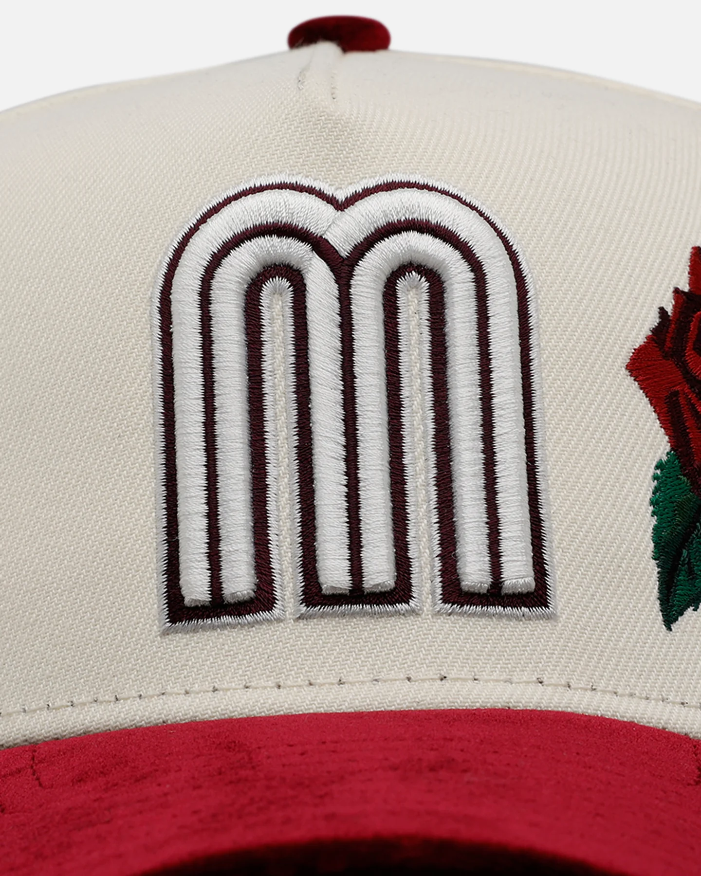New Era Mexico National Baseball Team 'Velvet Roses' 9FORTY A-Frame Snapback Chrome