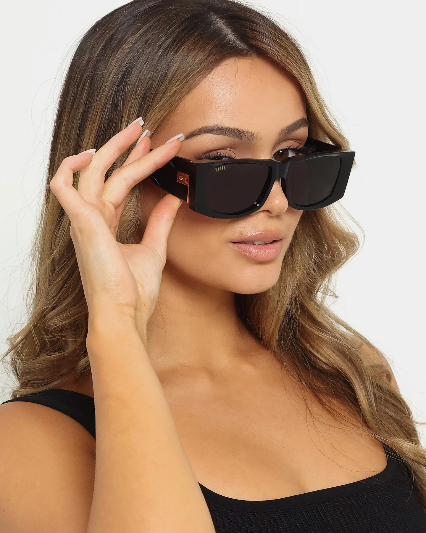 9FIVE Angelo Sunglasses Black/Gold