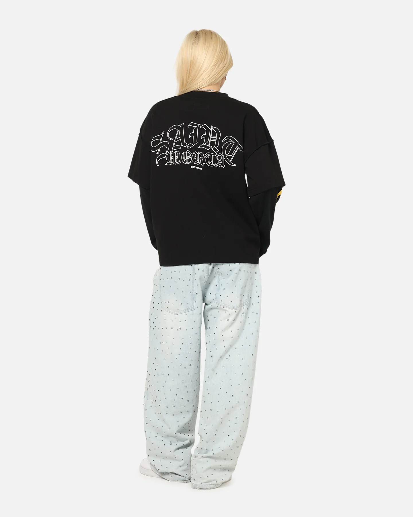 Saint Morta La Flame Long Sleeve T-Shirt Black