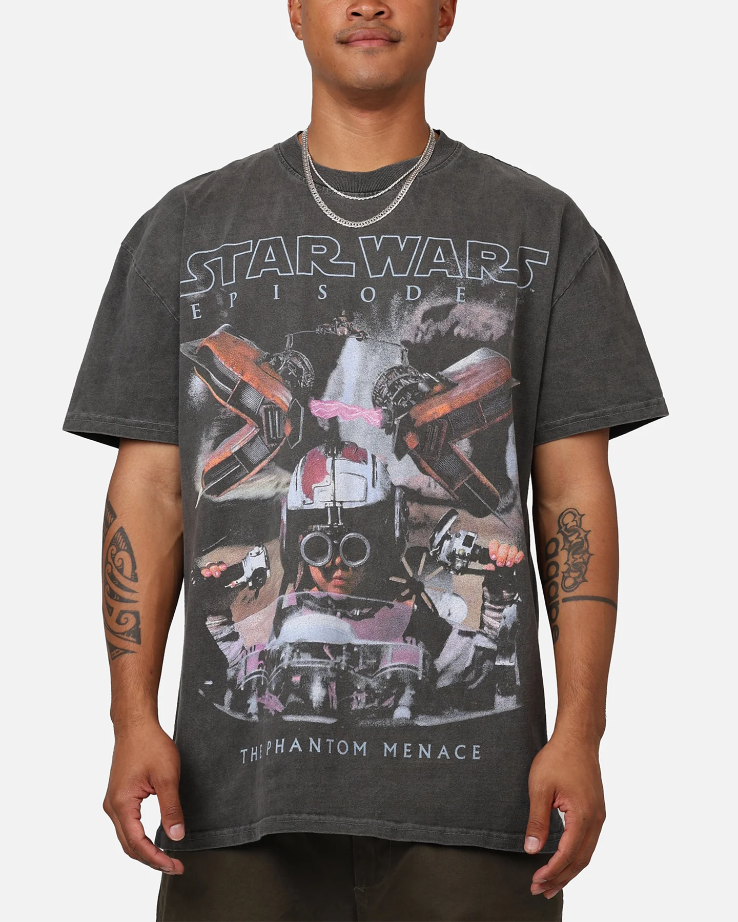 Star Wars Episode I '99 Heavyweight Vintage T-Shirt Black Wash