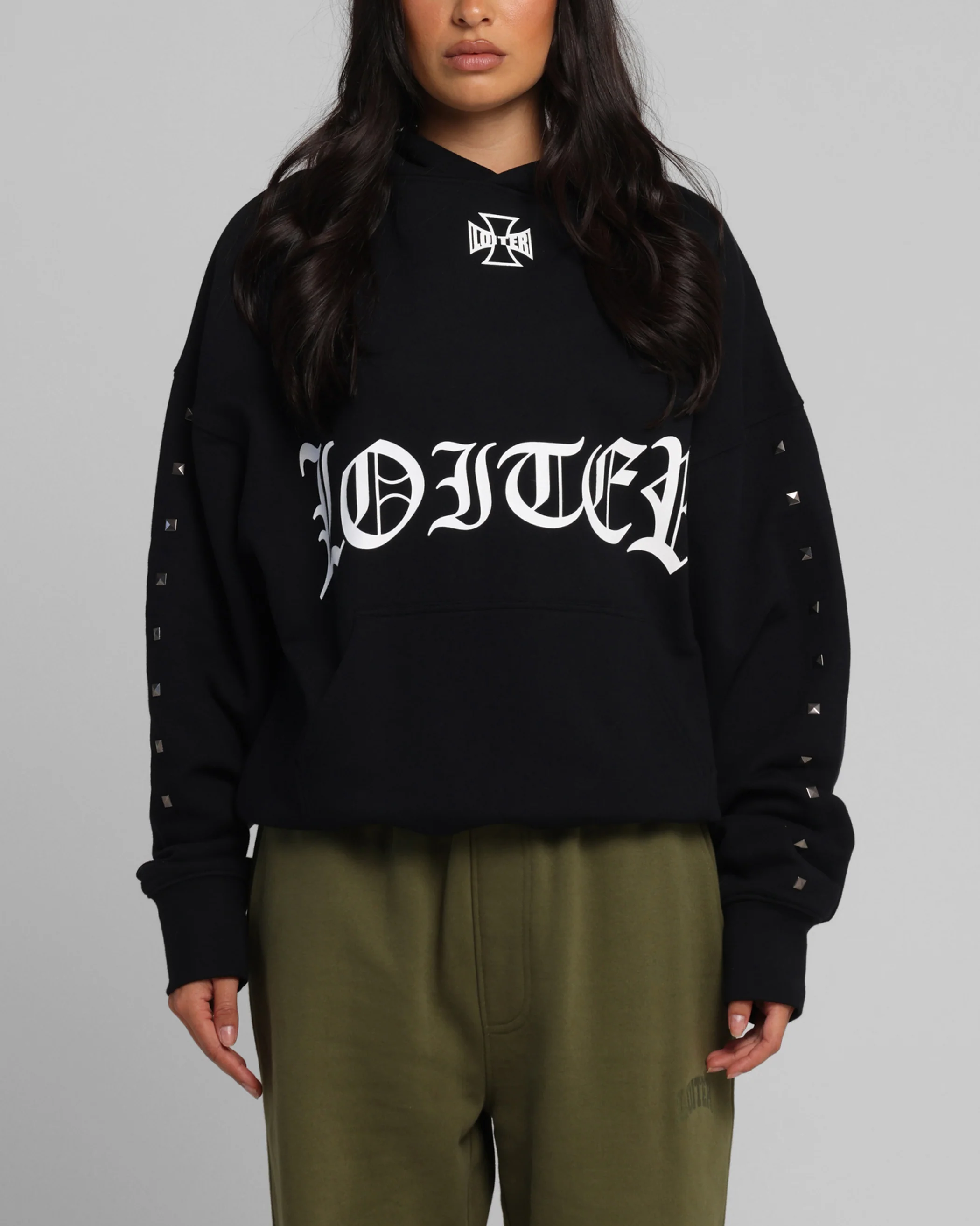 Loiter Bike Hoodie Black