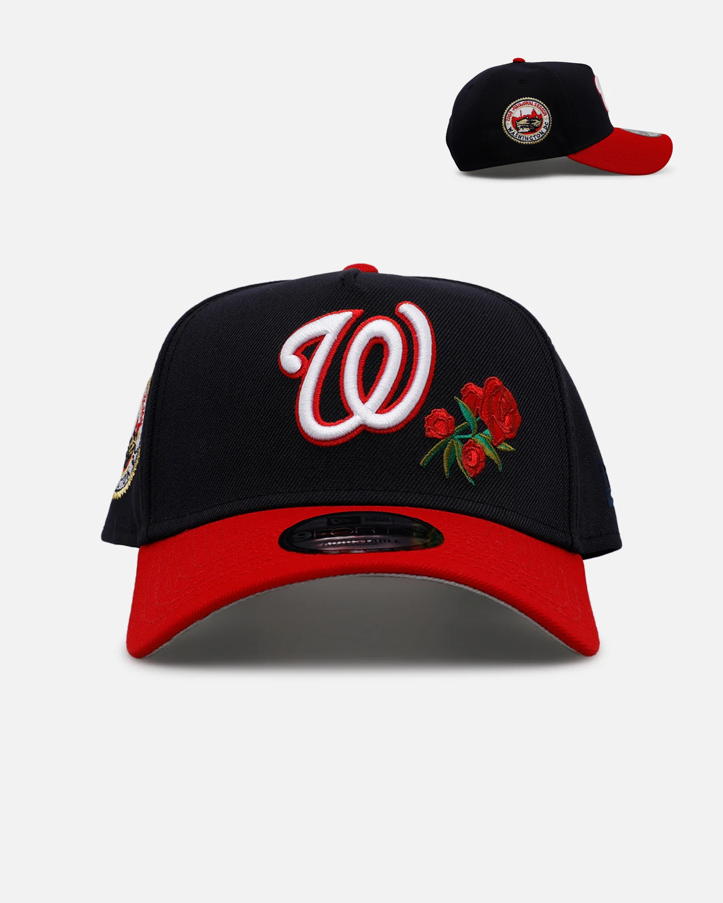 New Era Washington Nationals 'Official Team Color Rose' 9FORTY A-Frame Snapback Official Team Color