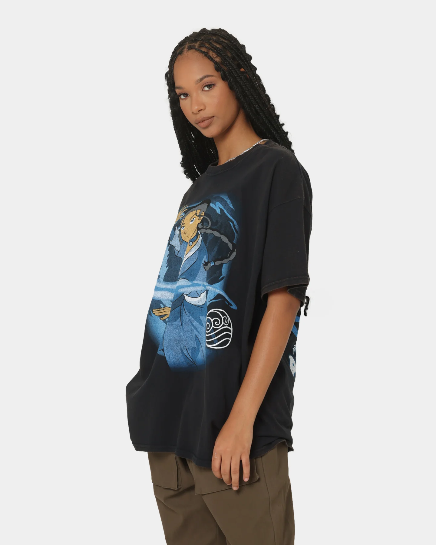 Goat Crew x Avatar: The Last Airbender Water Elements Vintage T-Shirt Black Wash