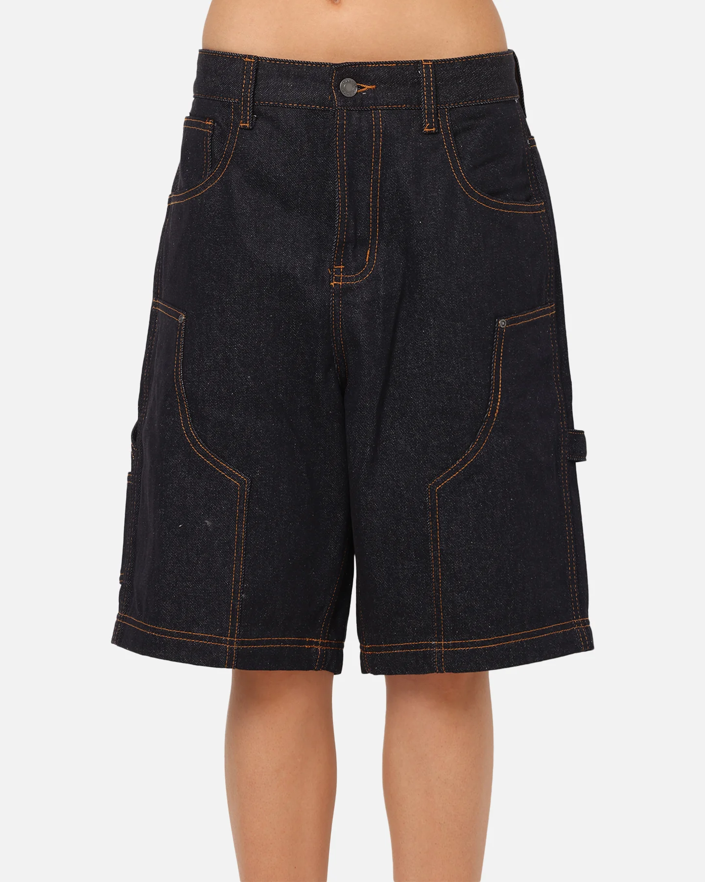 Carre Work Jorts Dark Washed Indigo