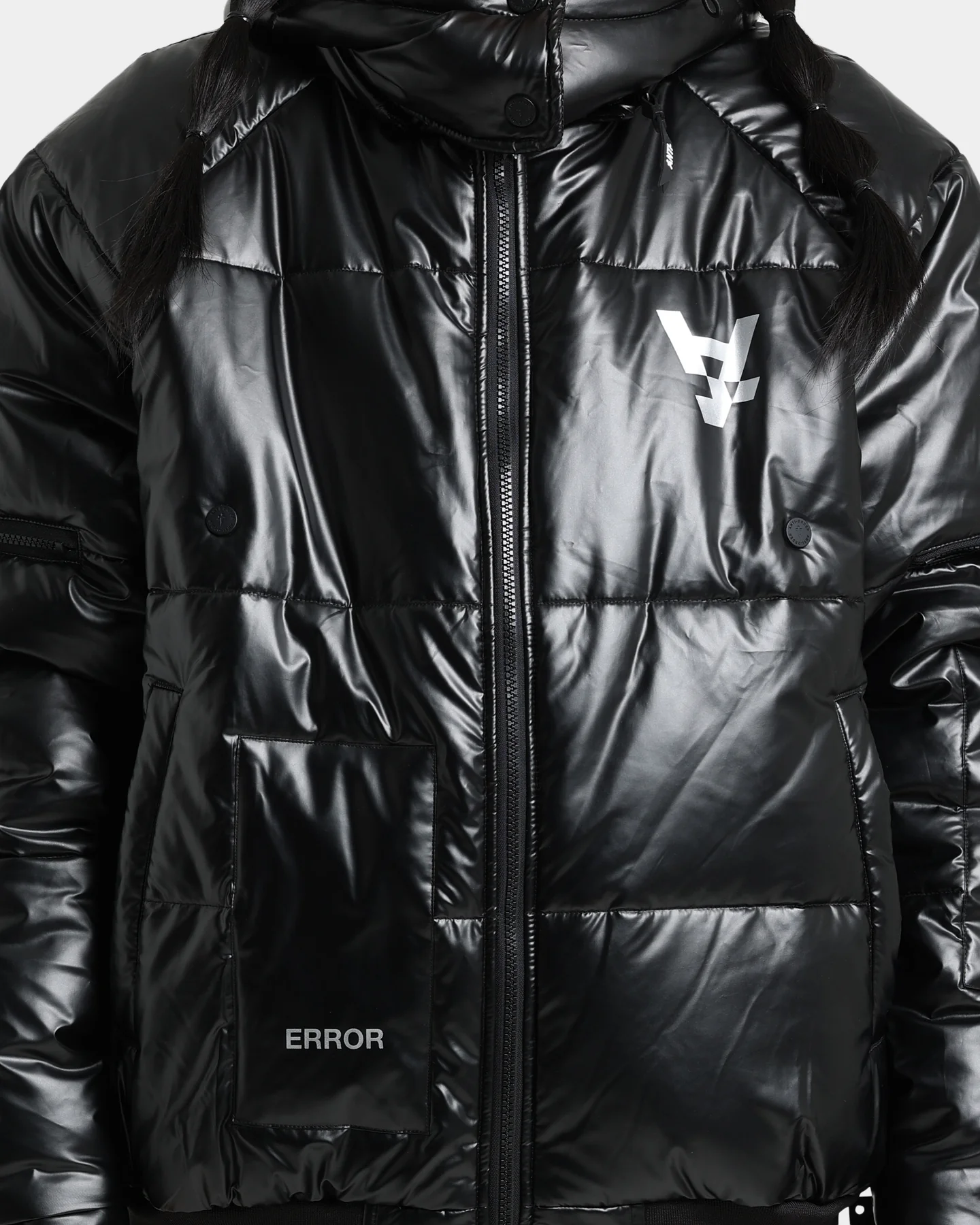 The Anti Order Anti Joy Technical Puffer Jacket Black/Silver