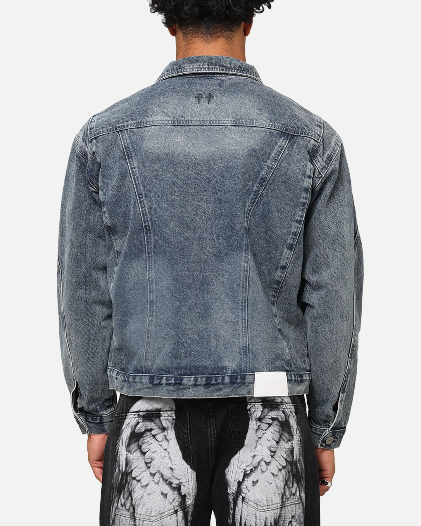 Saint Morta Armoury Denim Jacket Dirty Denim