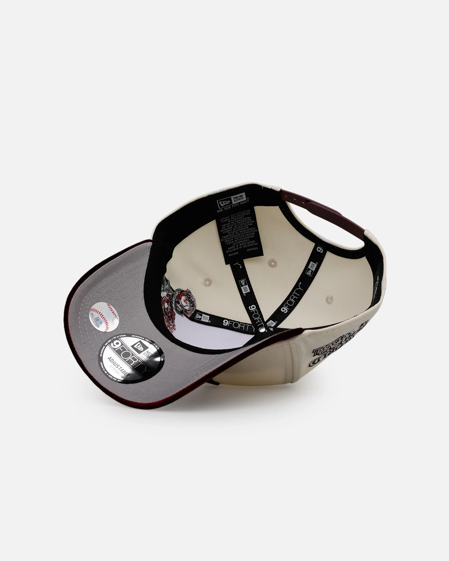 New Era Los Angeles Dodgers 'Velvet Roses' 9FORTY A-Frame Snapback Chrome