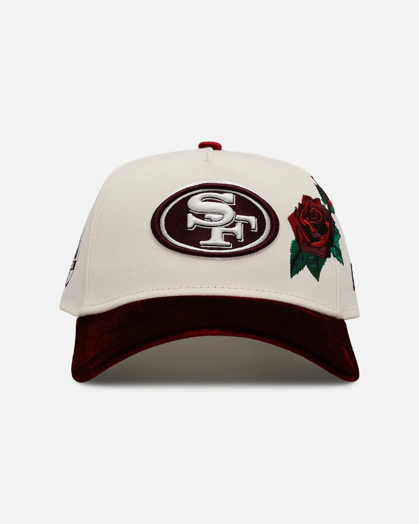 New Era San Francisco 49ers 'Velvet Roses' 9FORTY A-Frame Snapback Chrome