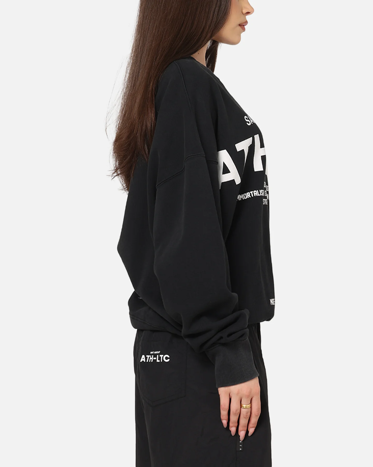 Saint Morta Athltc Crewneck Black