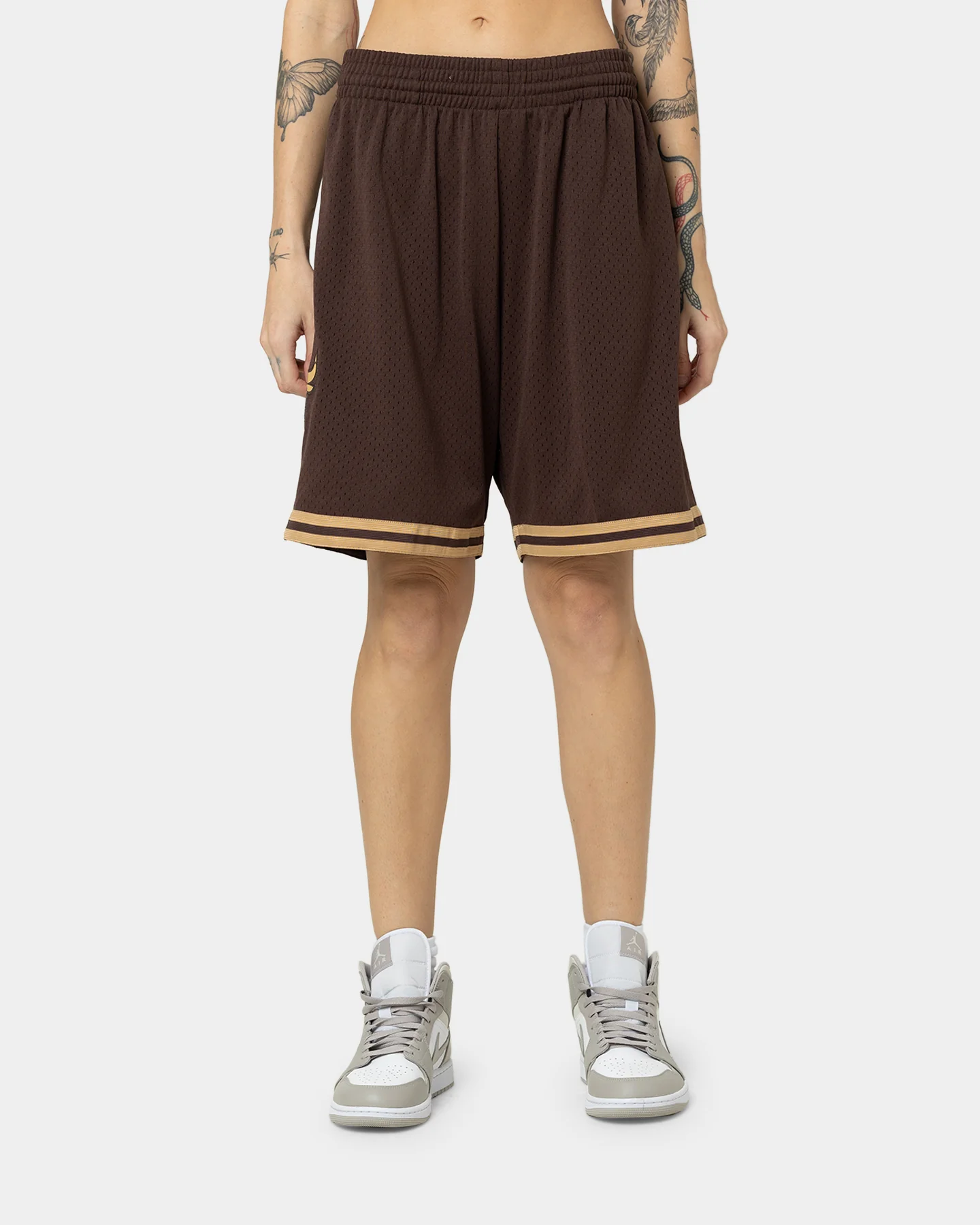 Mitchell & Ness Chicago Bulls Lux Brown Swingman Shorts Baroque Brown