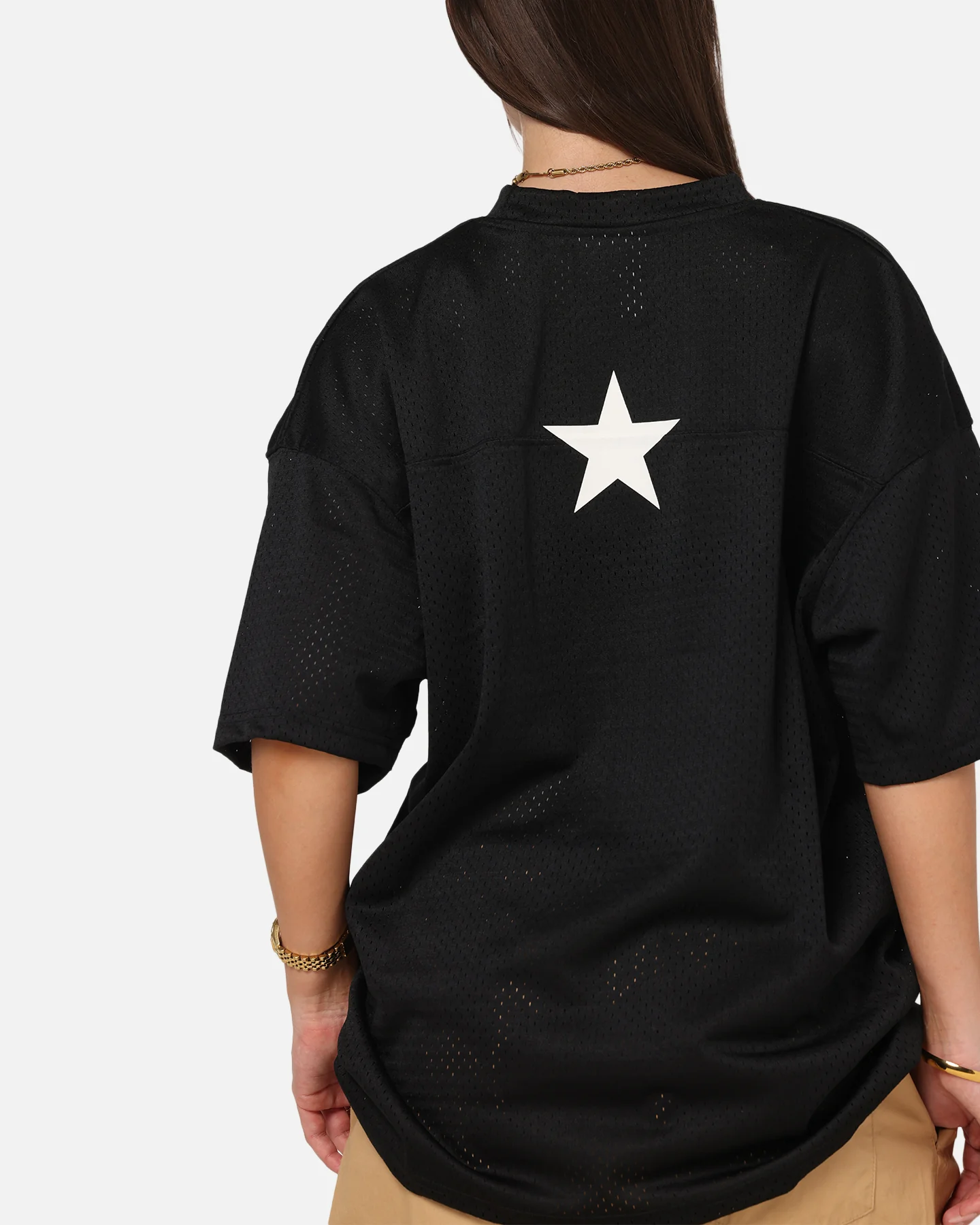 Carre Star Academy Mesh T-Shirt Black