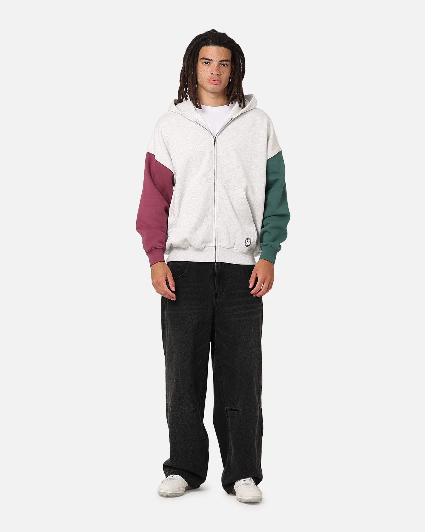 Carre Floral Full Zip Hoodie Multi