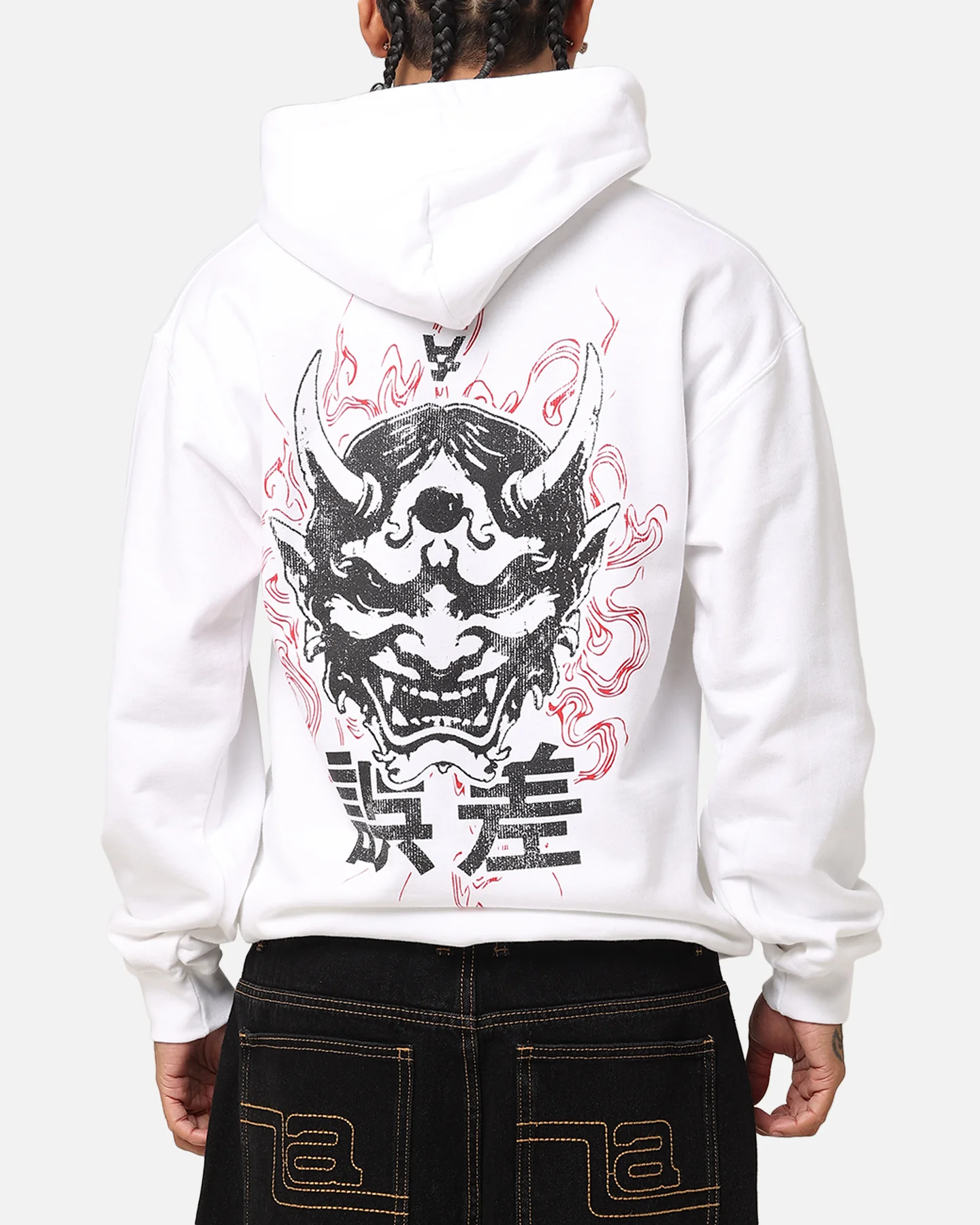 The Anti Order Oni Hoodie White