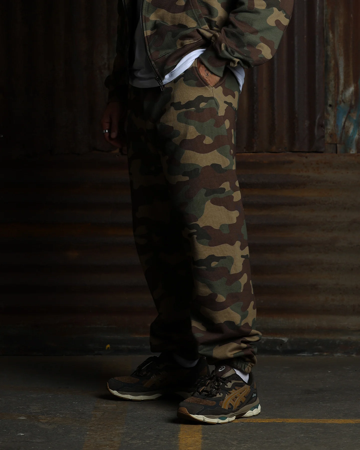 American Thrift Jogger Pants Camo