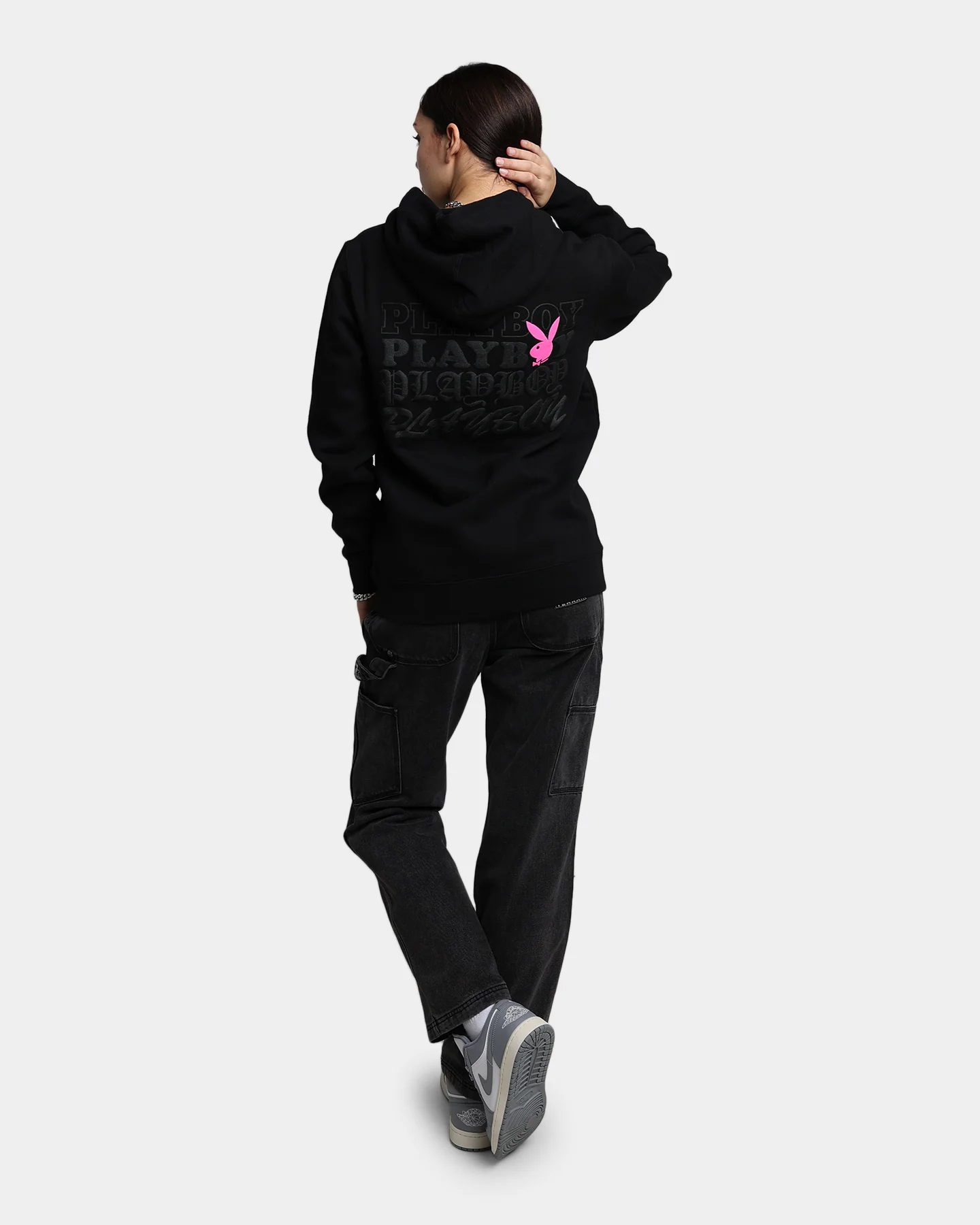 Playboy X Culture Kings Stacked Hoodie Black