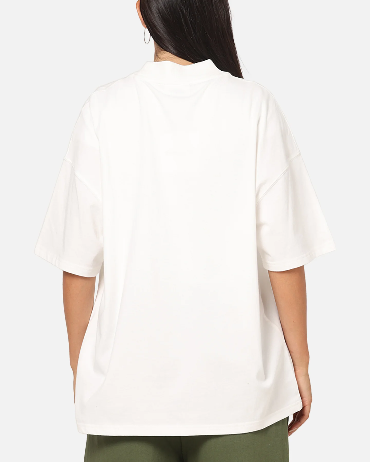 Carre Cross Stitch T-Shirt Off White