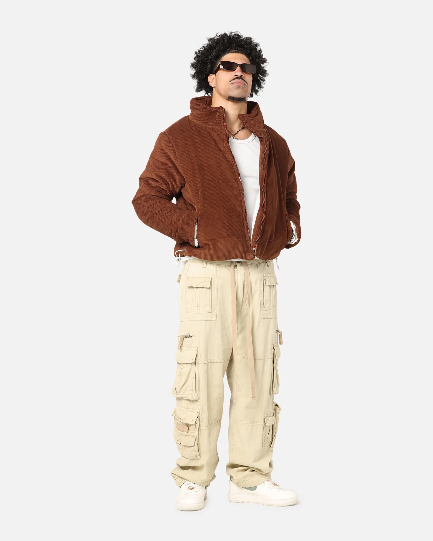 XXIII Corduroy Flight Jacket Brown