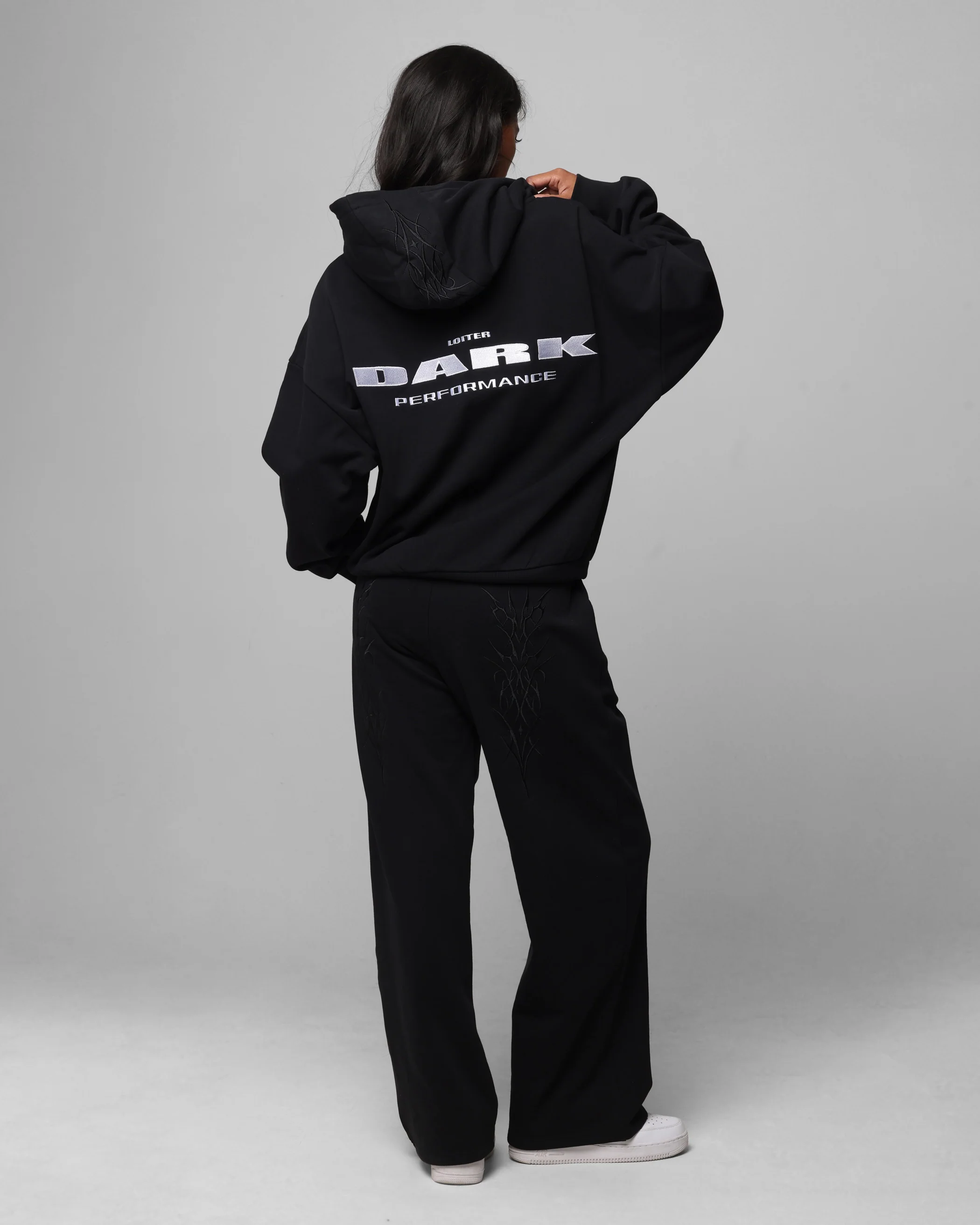 Loiter Blood Born Zip Hoodie Black