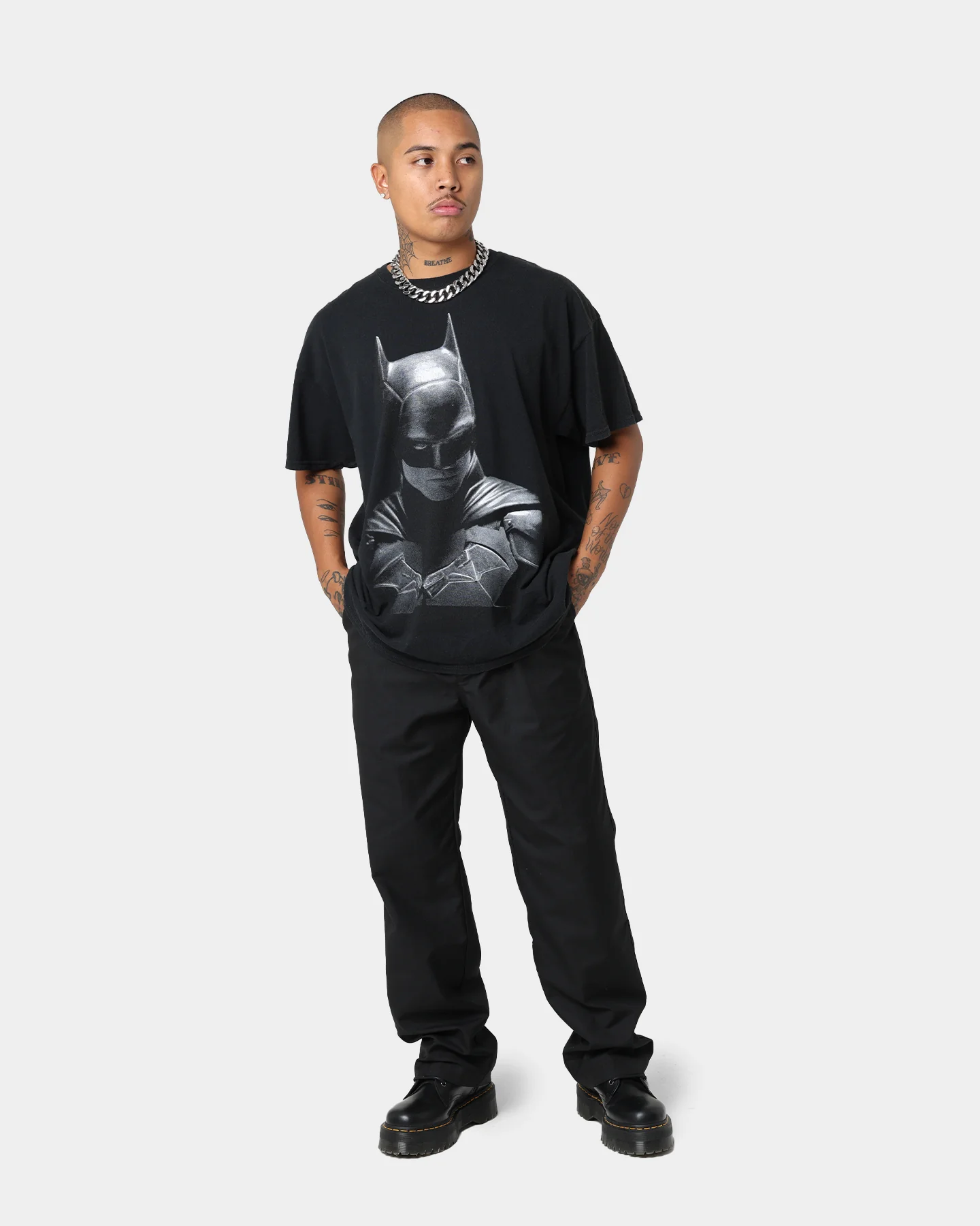 The Batman Vengeance Vintage T-Shirt Black Wash