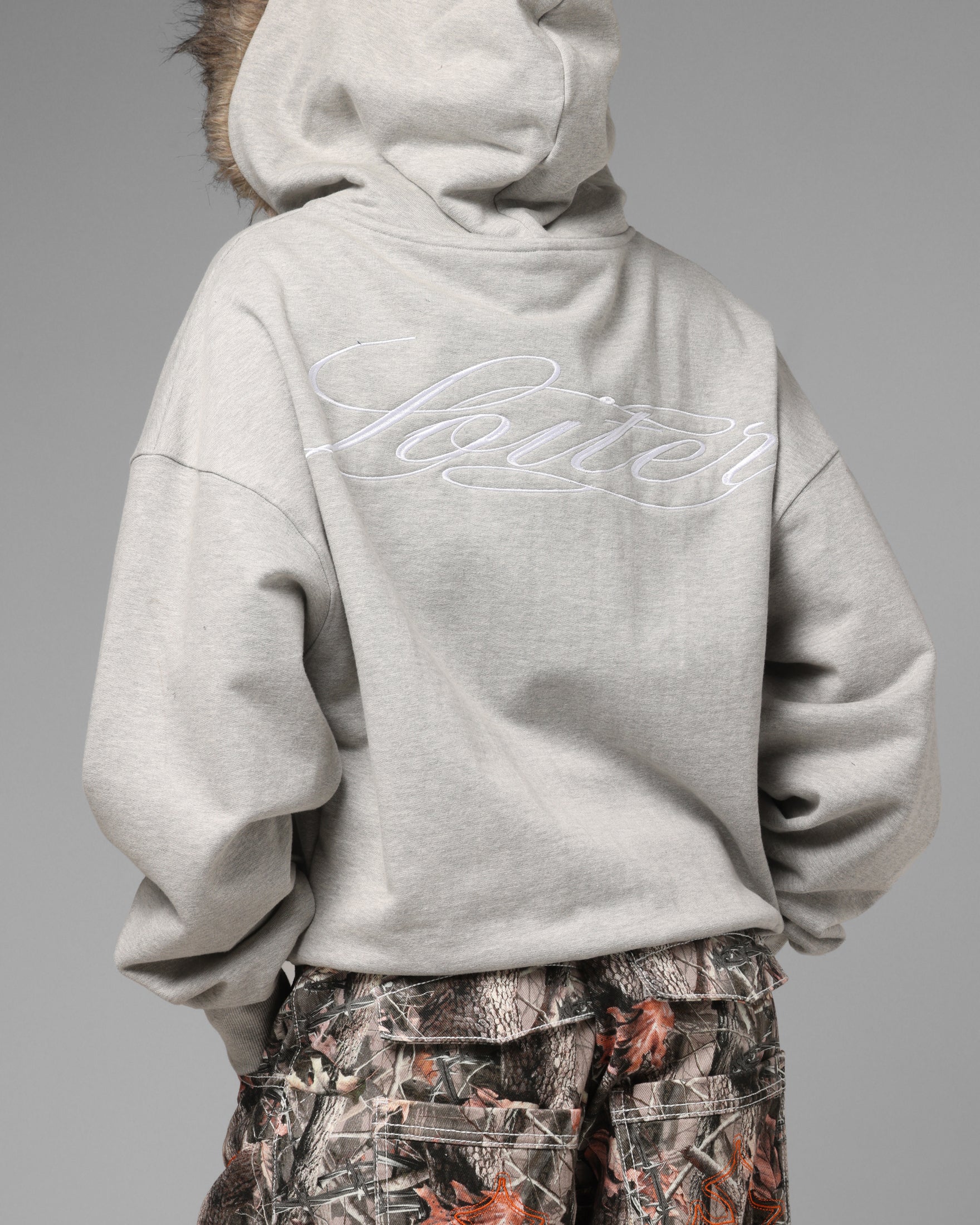 Loiter Purity Zip Hoodie Grey