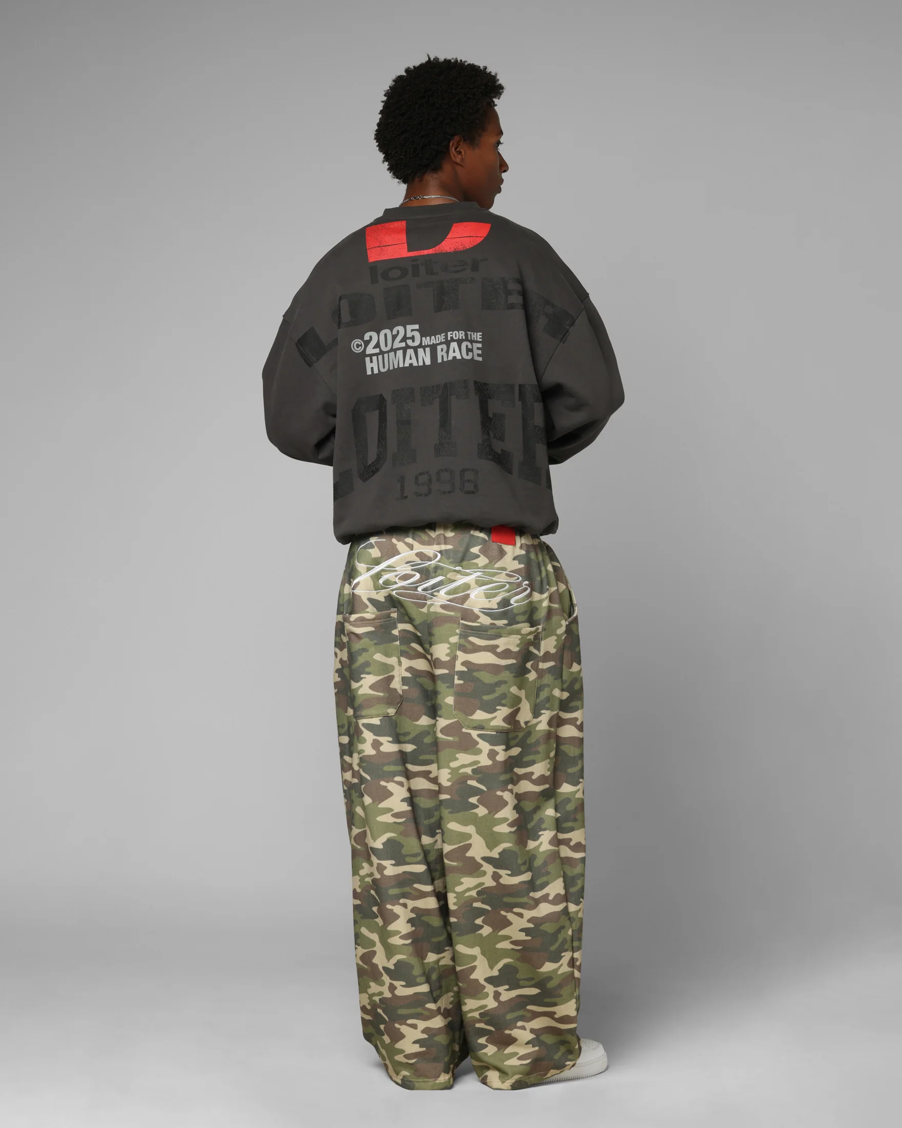 Loiter Champ Crewneck Black