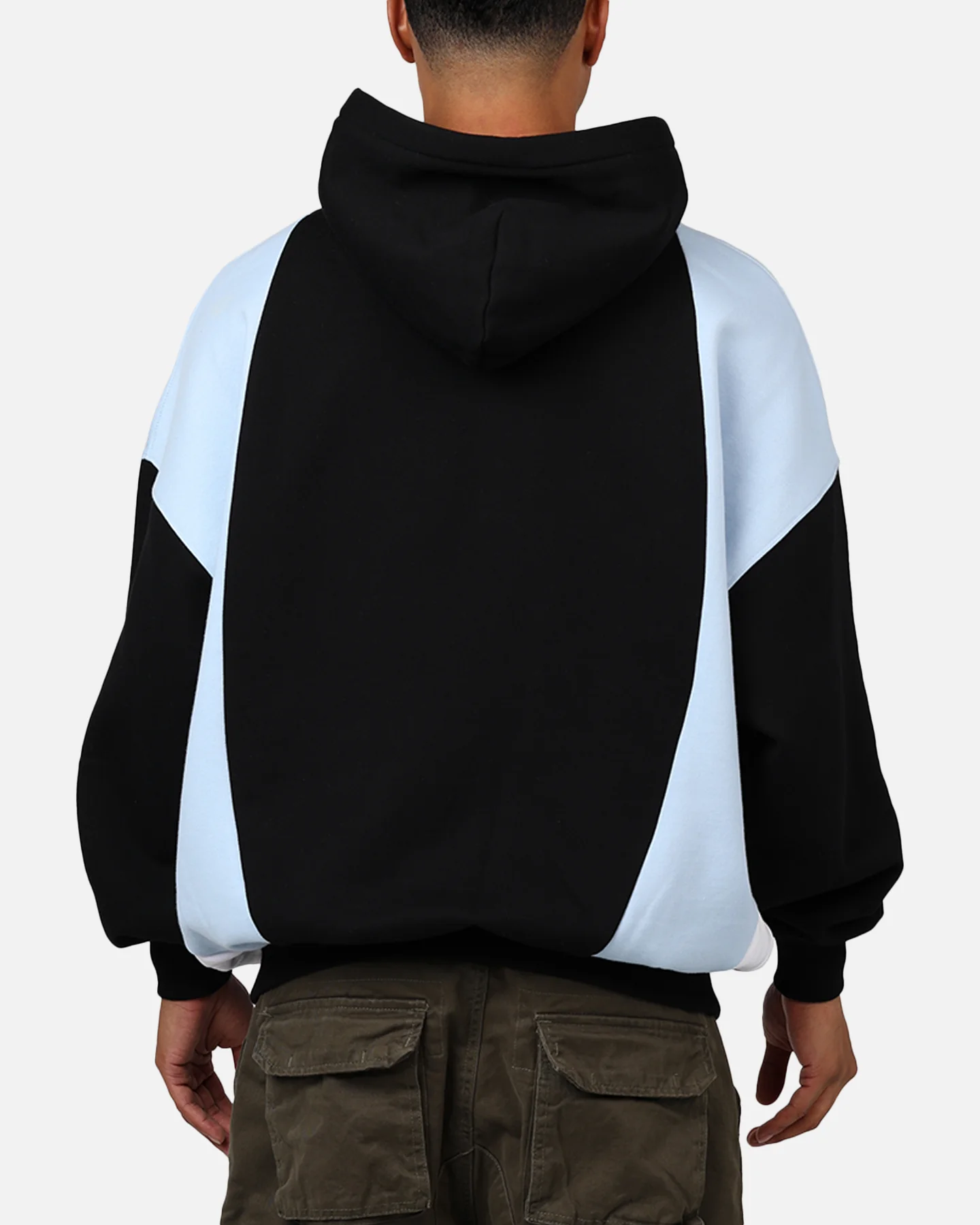Carre C-Star Panel Oversized Hoodie Black/Blue/White