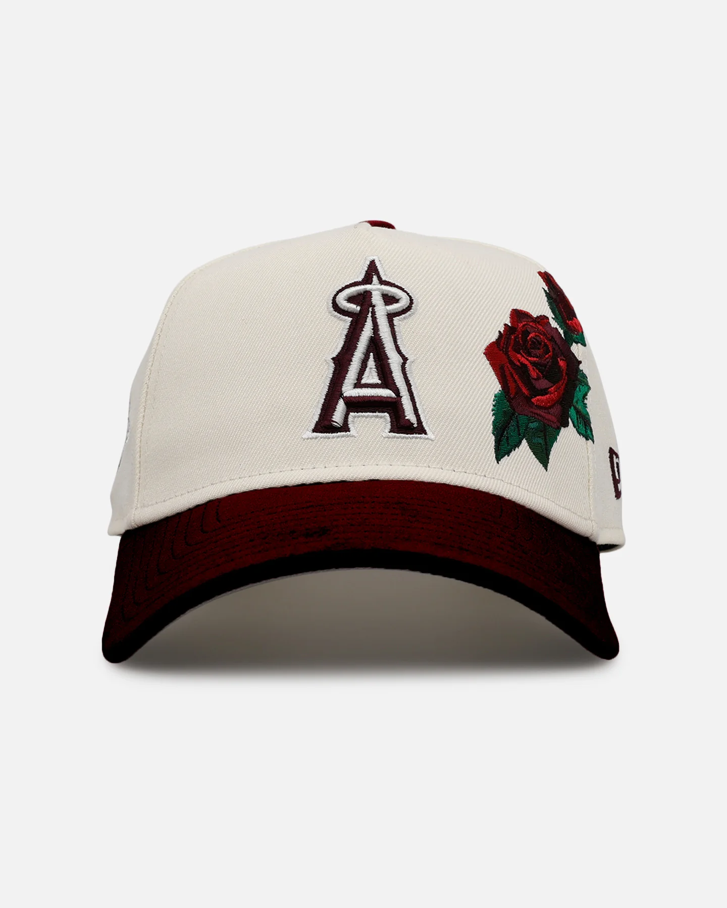 New Era Los Angeles Angels 'Velvet Roses' 9FORTY A-Frame Snapback Chrome